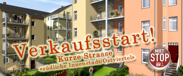 Verkaufsstart Innenstadt-Wohnquartier «Kurze Strasse»